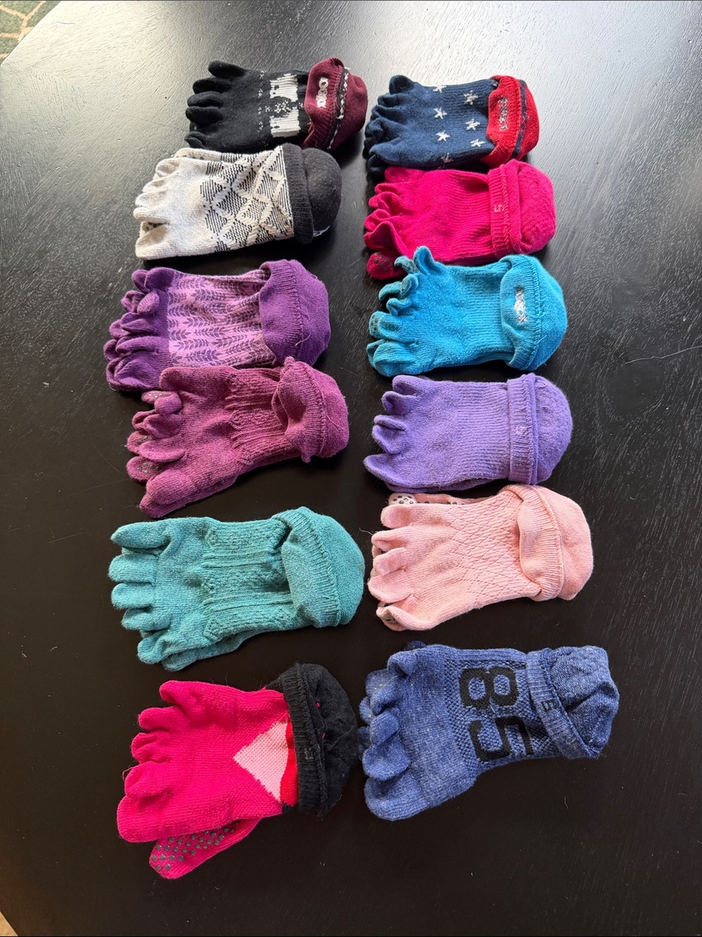 Woman’s Five-Toe Grip Socks - Assorted Colors